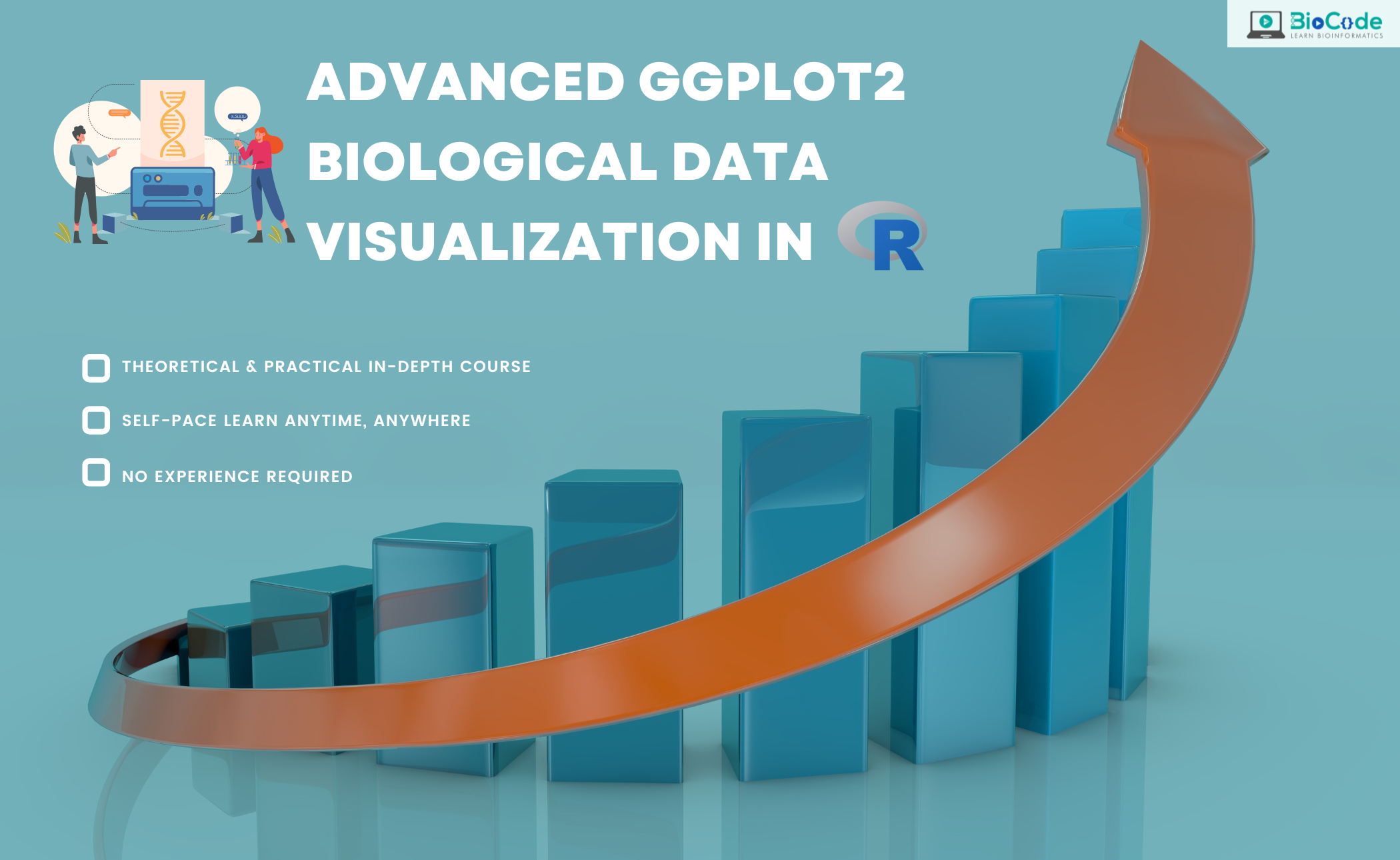 Course Thumbnail For Advanced Ggplot2 Biological Data Visualization In