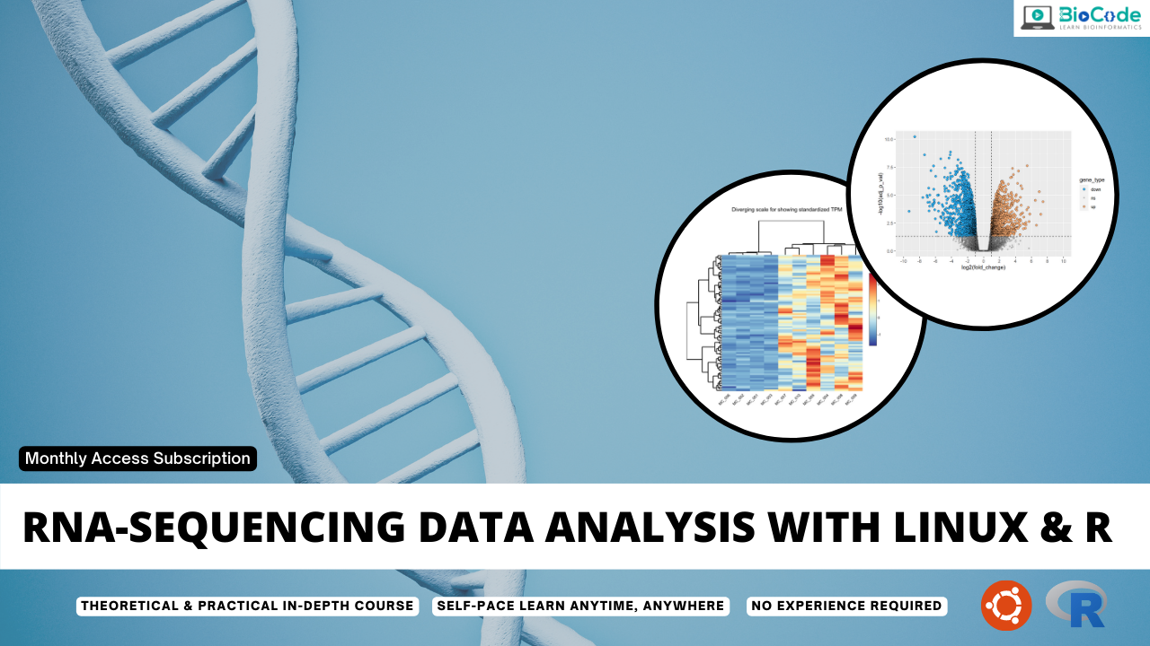 Command-line Based Practical RNA-Seq Data Analysis With Linux & R (Subscription)