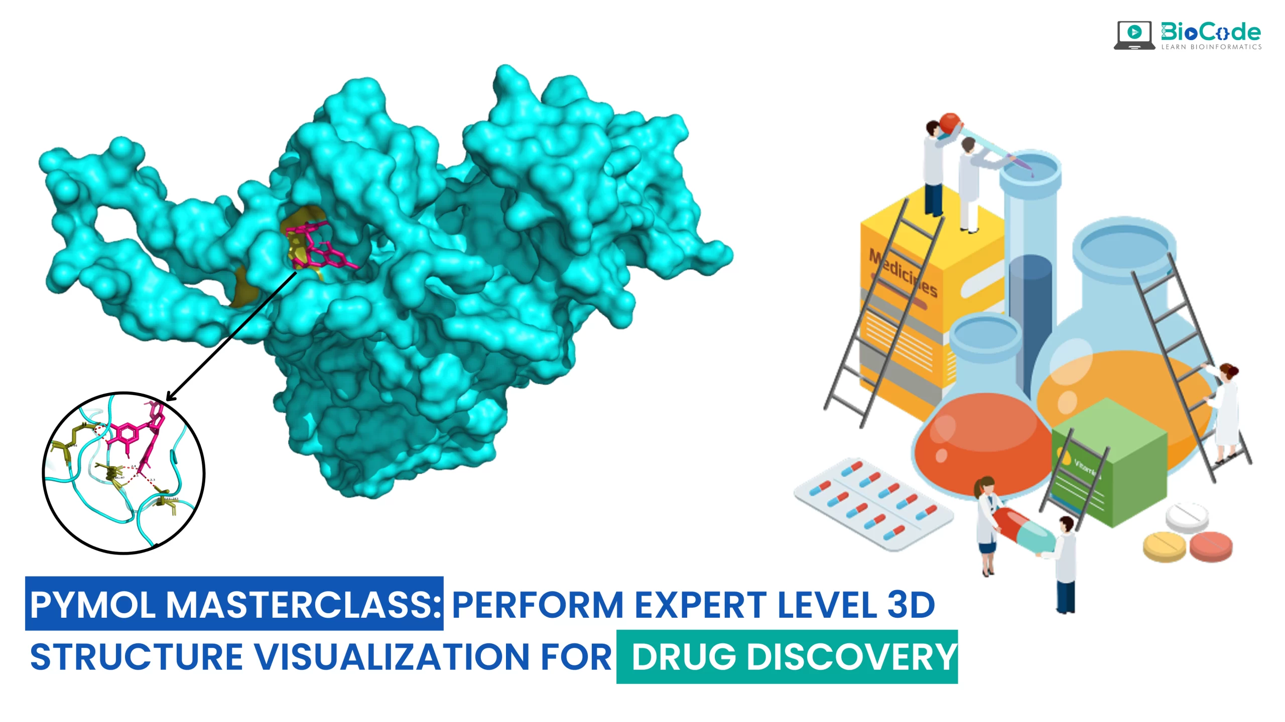 PyMol MasterClass: Perform Expert Level 3D Structure Visualization for Drug Discovery
