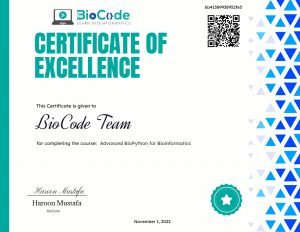 Advanced BioPython for Bioinformatics – BioCode Learn. SaaS. Research