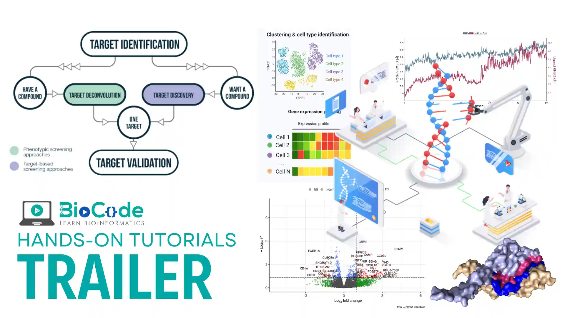 BioCode Free 1-Hour Bioinformatics Trailer thumbnail