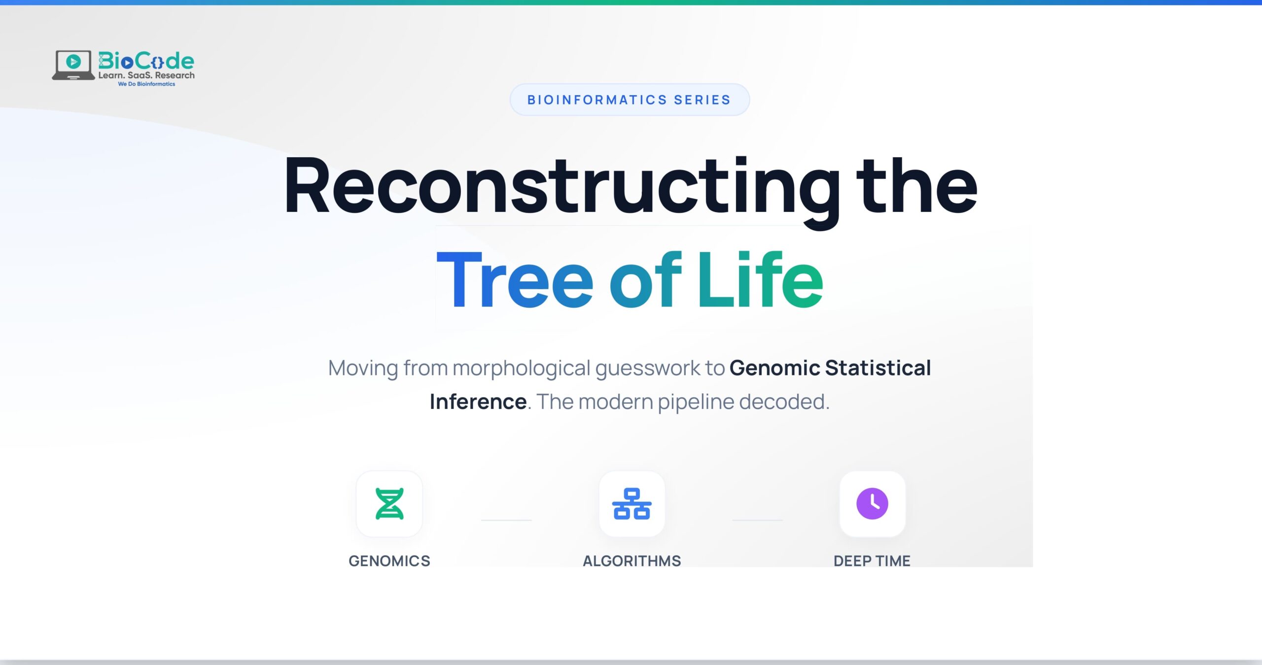 Building Phylogenetic Trees: The Tree of Life