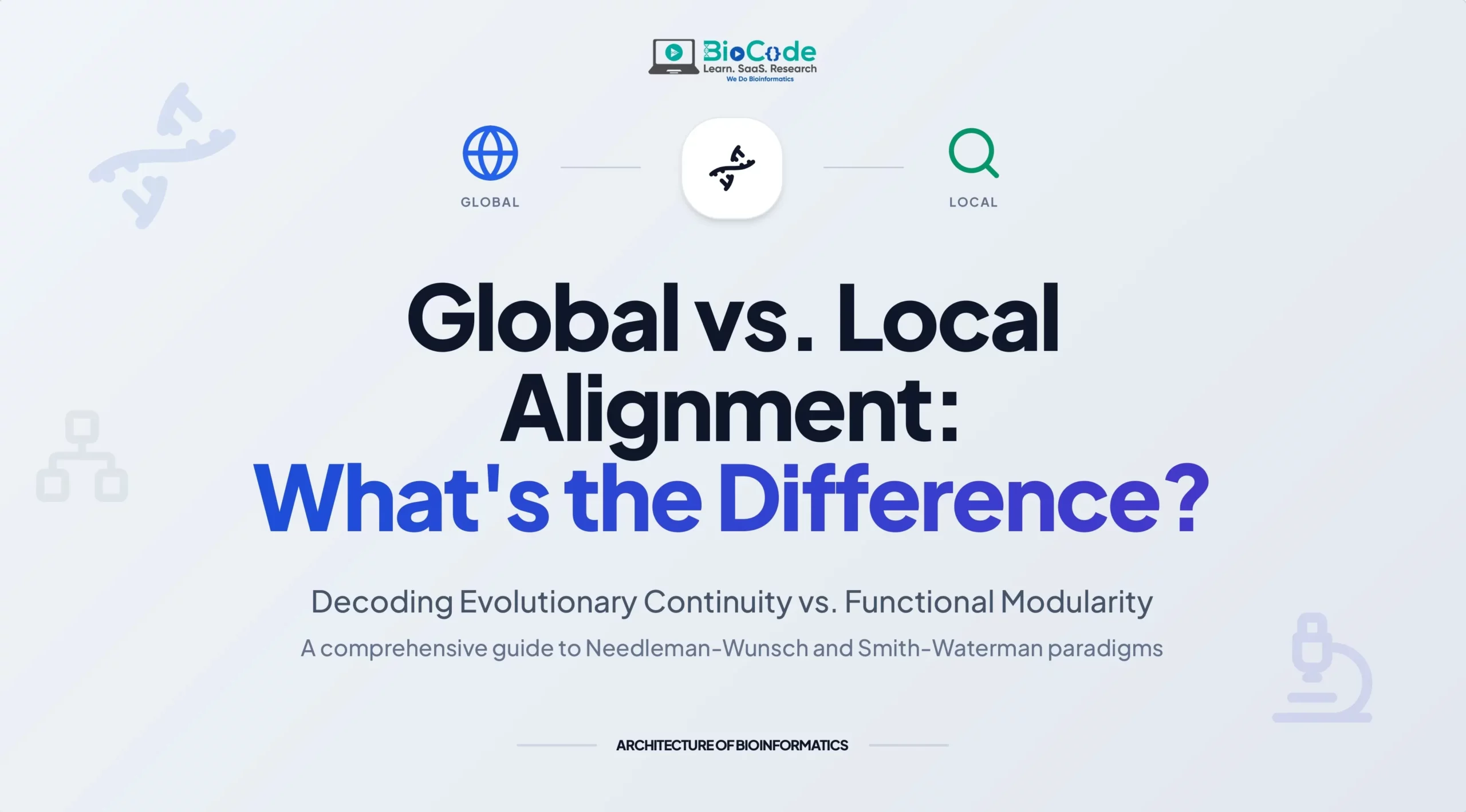 Global vs. Local Alignment: What’s the Difference?