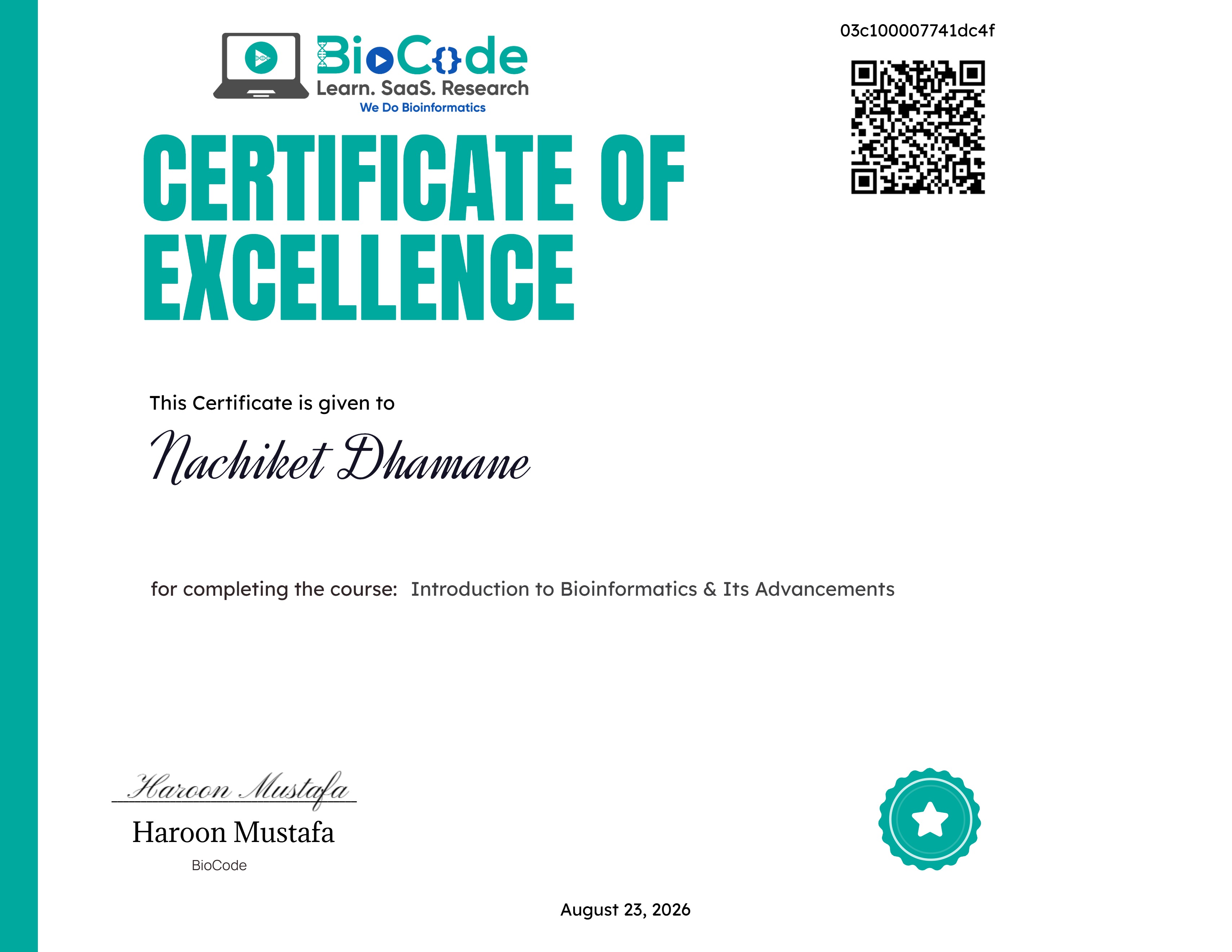 Introduction to Bioinformatics & Its Advancements