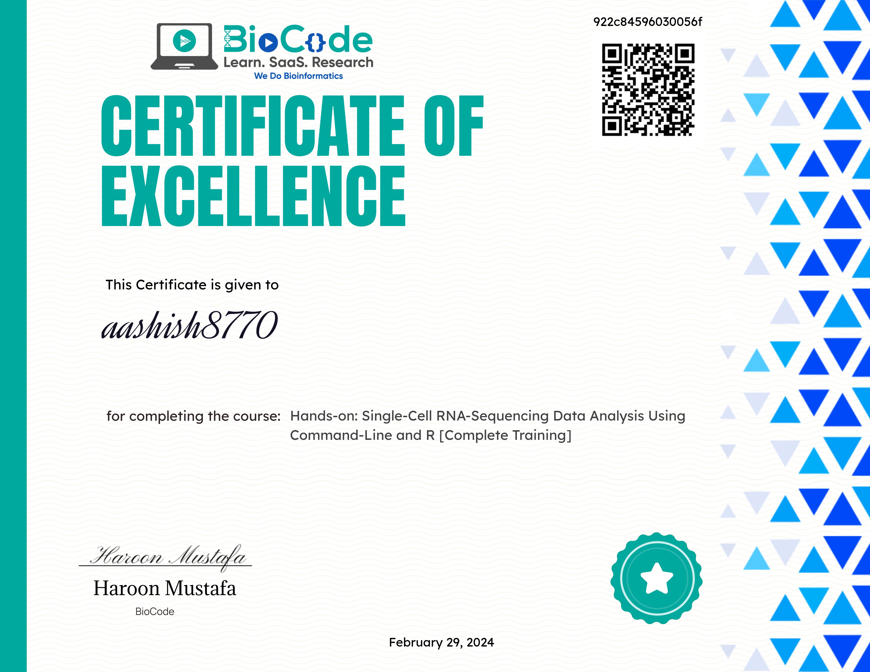 Hands-on: Single-Cell RNA-Sequencing Data Analysis Using Command-Line and R [Complete Training]